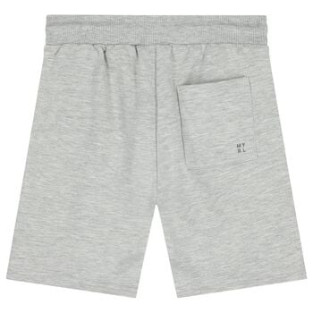Boys Grey Logo Shorts