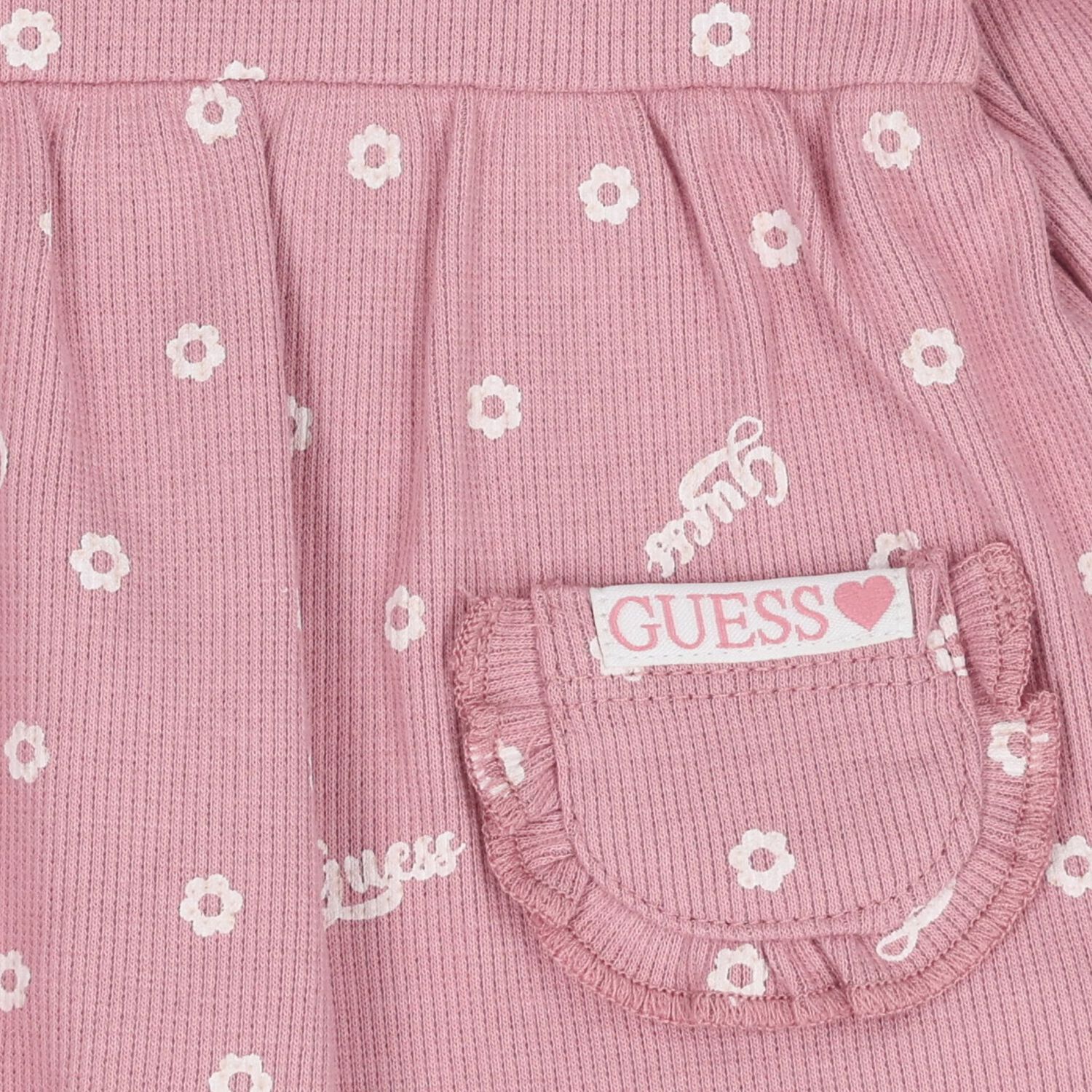 Baby Girls Pink Floral Bodysuit Set, 1, hi-res