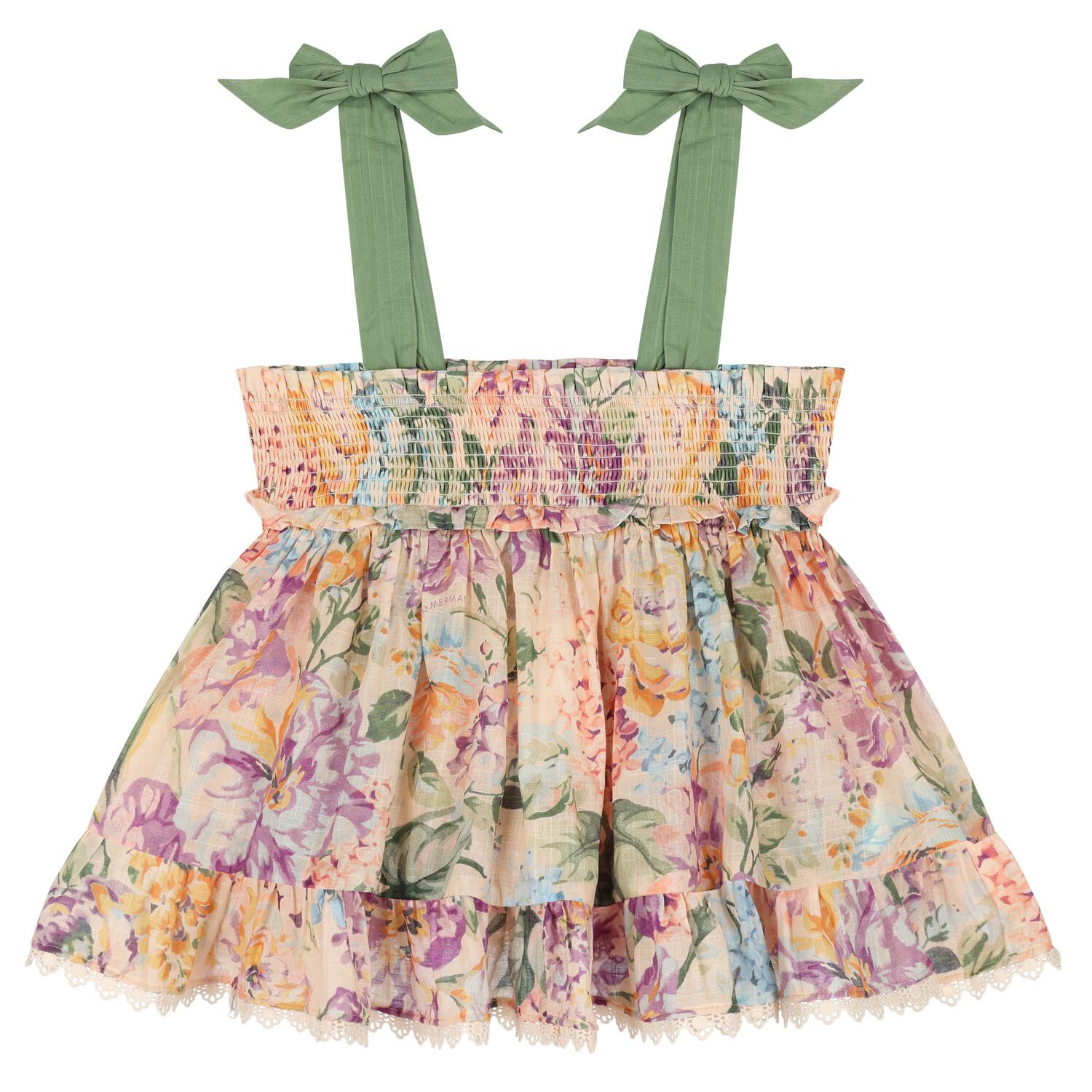 Girls Multi-Coloured Floral Top, 1, hi-res image number null