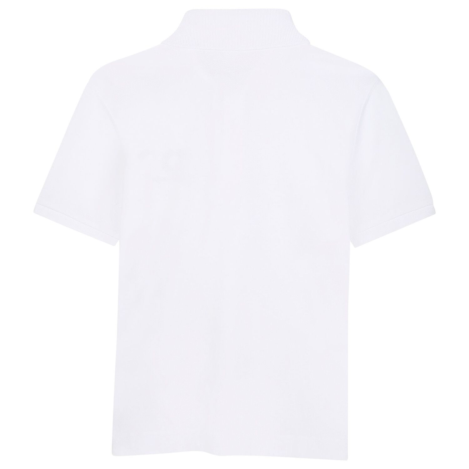 Boys White Logo Polo Shirt, 2, hi-res image number null