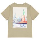 Beige Thomas Bear Logo T-Shirt, 1, hi-res