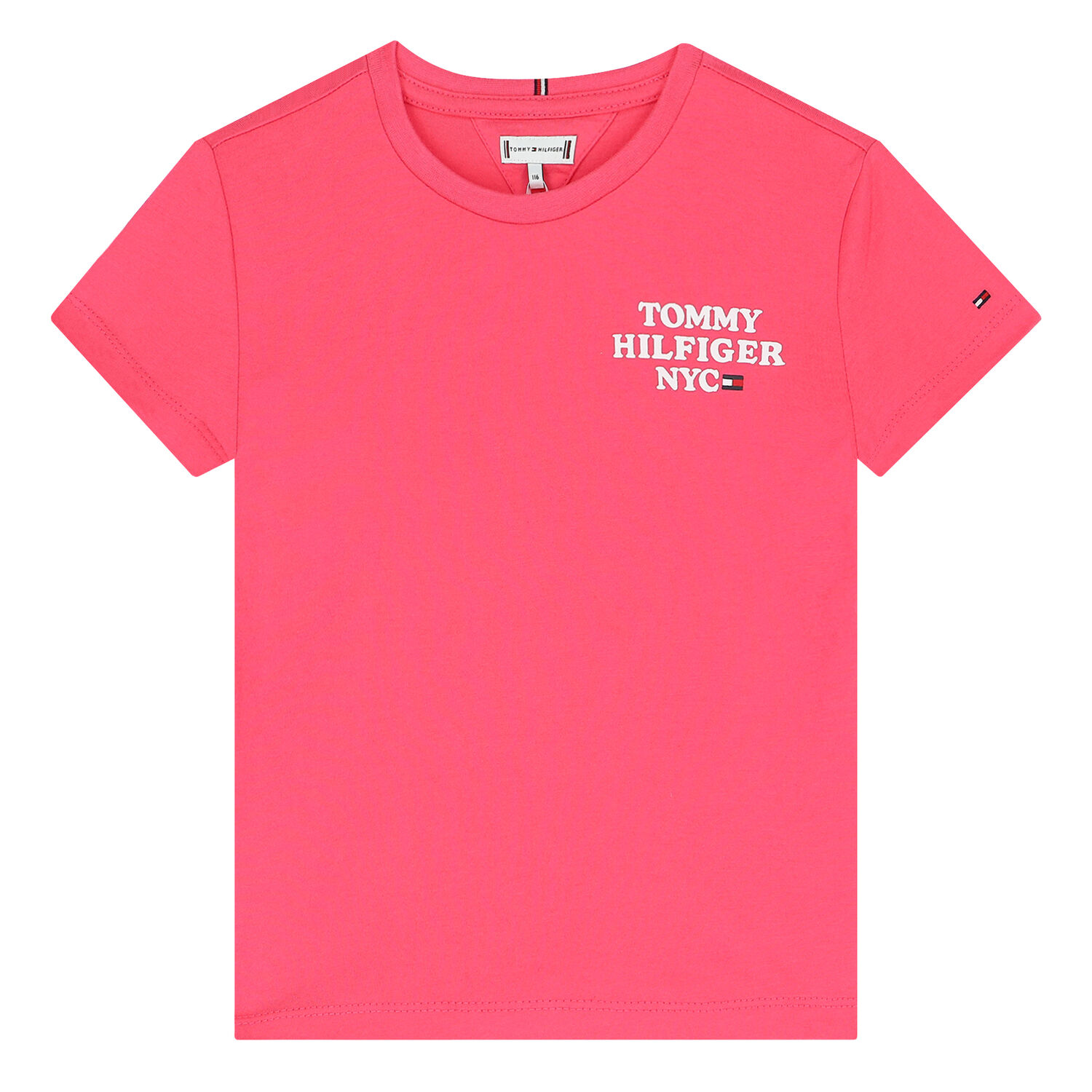Girls Pink Logo T-Shirt, 1, hi-res