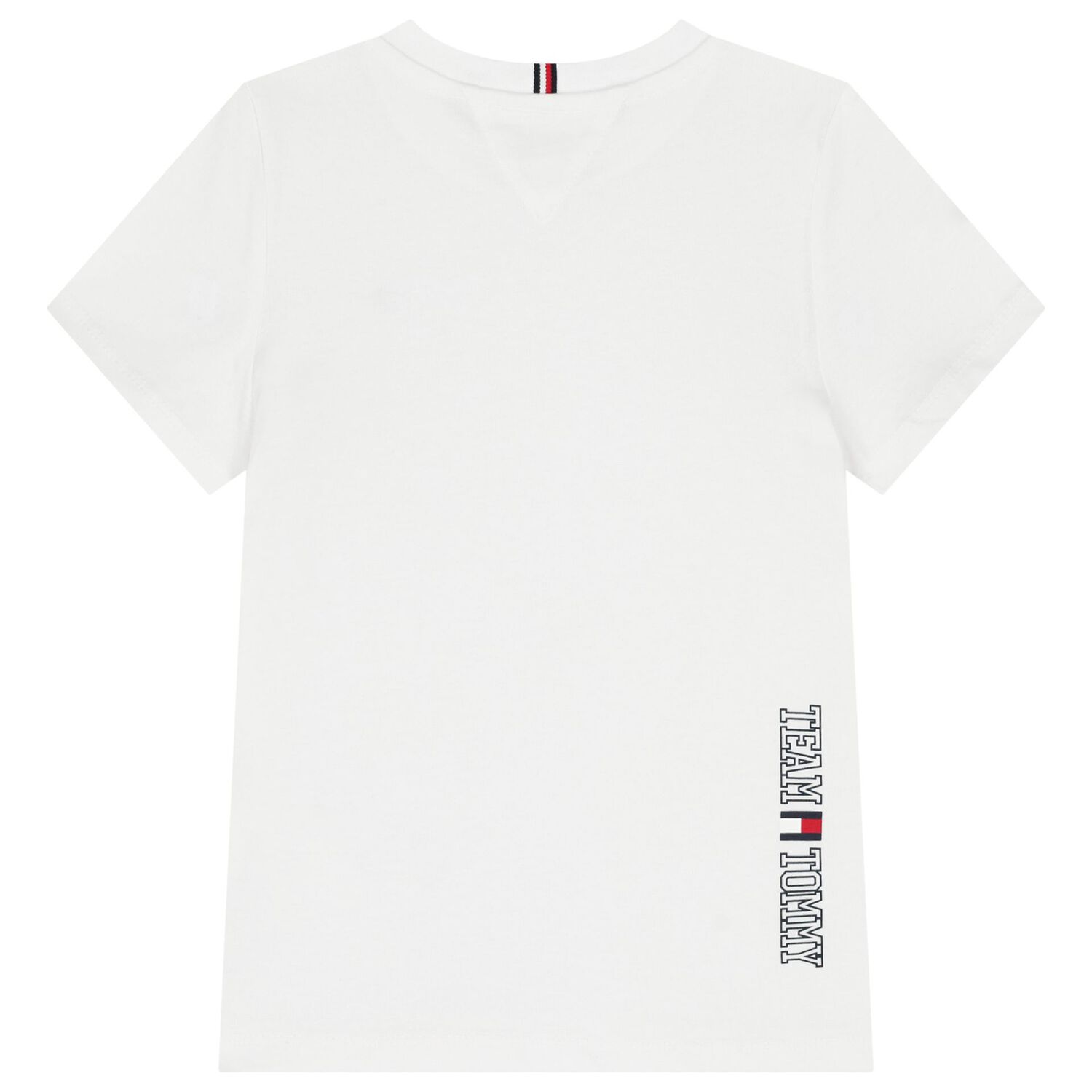 Boys White Logo T-Shirt, 3, hi-res