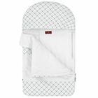 Baby Boys White & Navy Logo Nest, 1, hi-res