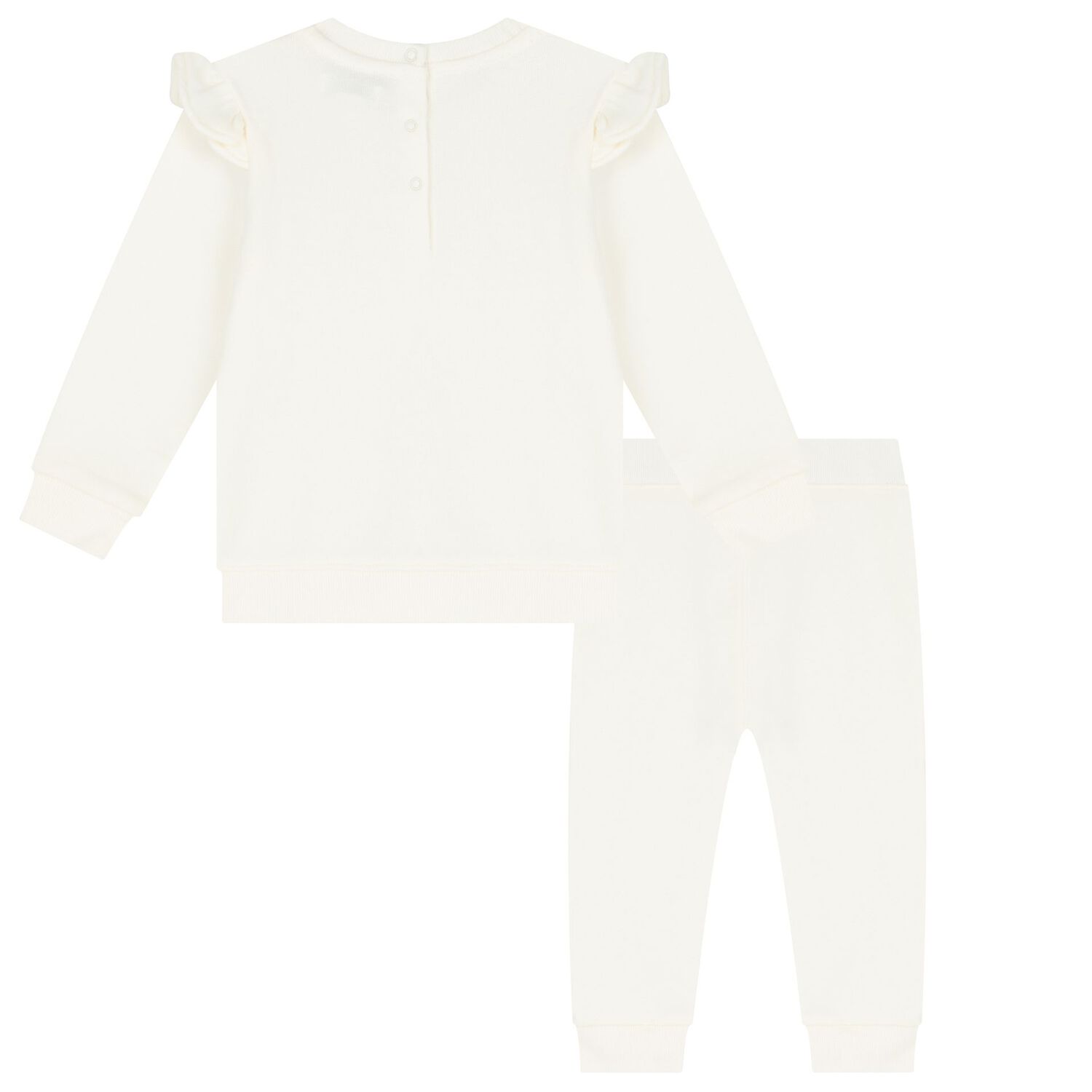 Baby Girls Ivory Polo Bear Tracksuit, 1, hi-res image number null