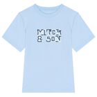 Boys Blue Logo Shorts Set, 1, hi-res