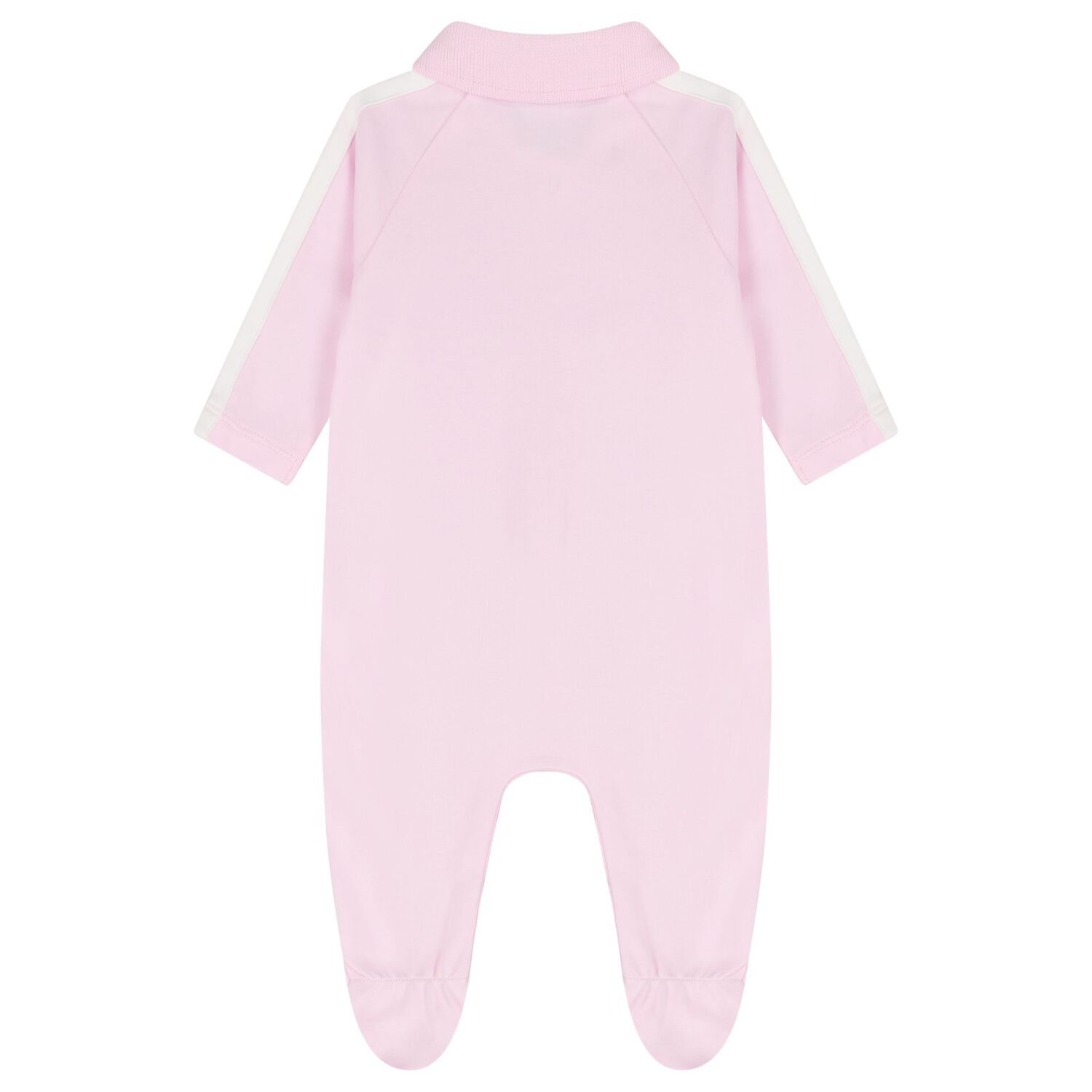 Baby Girls Pink Logo Babygrow, 1, hi-res
