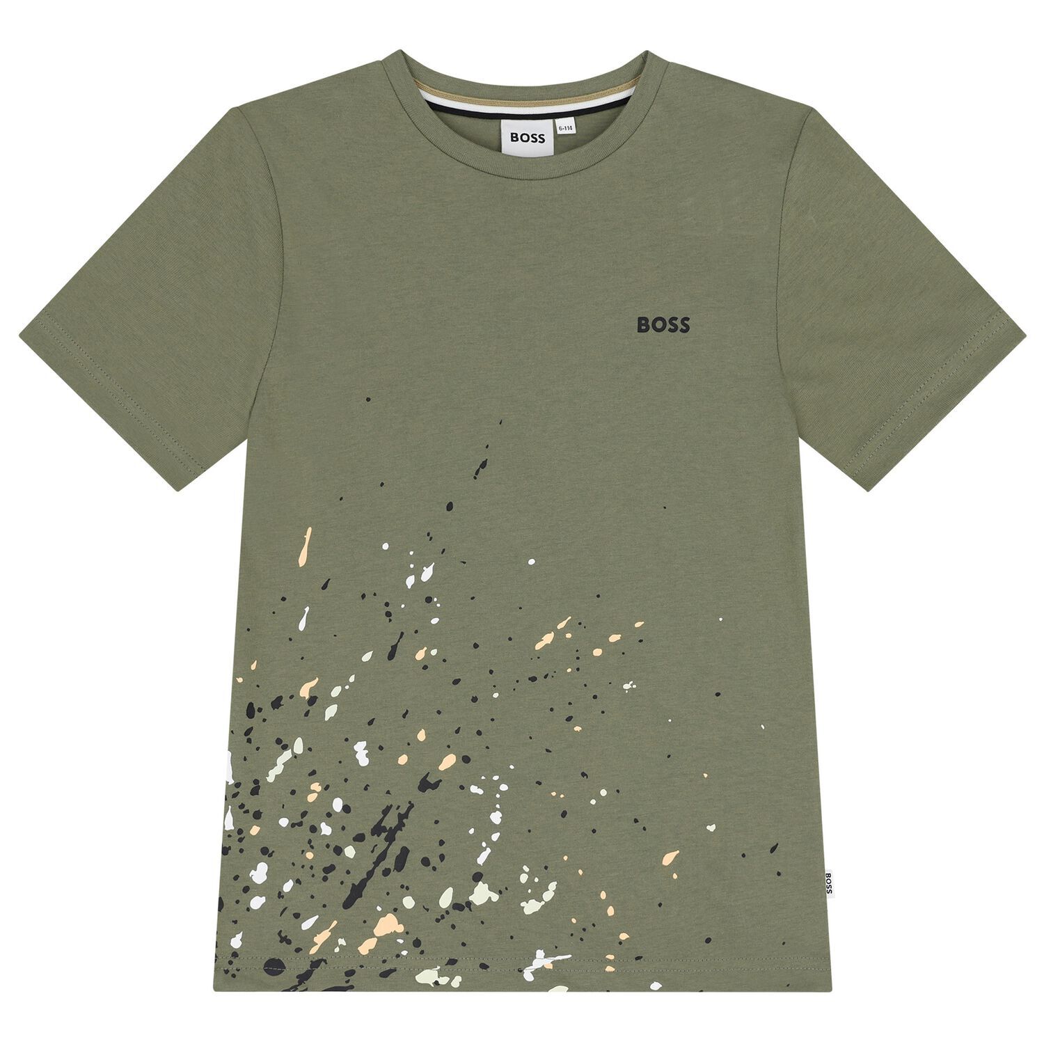 Boys Green Logo T-Shirt, 1, hi-res