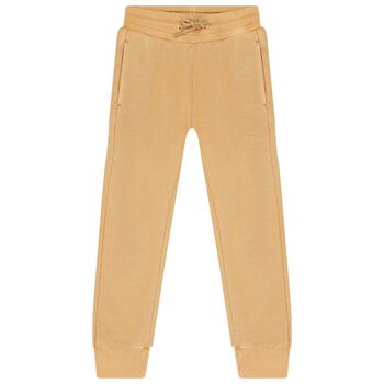 Beige Smiley Joggers