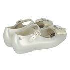 Girls Ivory Bow Jelly Shoes, 1, hi-res