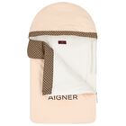 Baby Girls Pink Teddy Bear Logo Nest, 3, hi-res