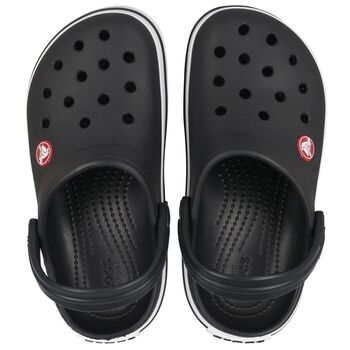 Black Crocband Clogs Sandals