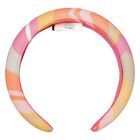 Girls Pink & Orange Zig Zag Headband, 1, hi-res