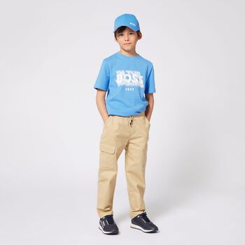 Boys Blue Logo Cap