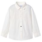 Boys White Shirt, 1, hi-res