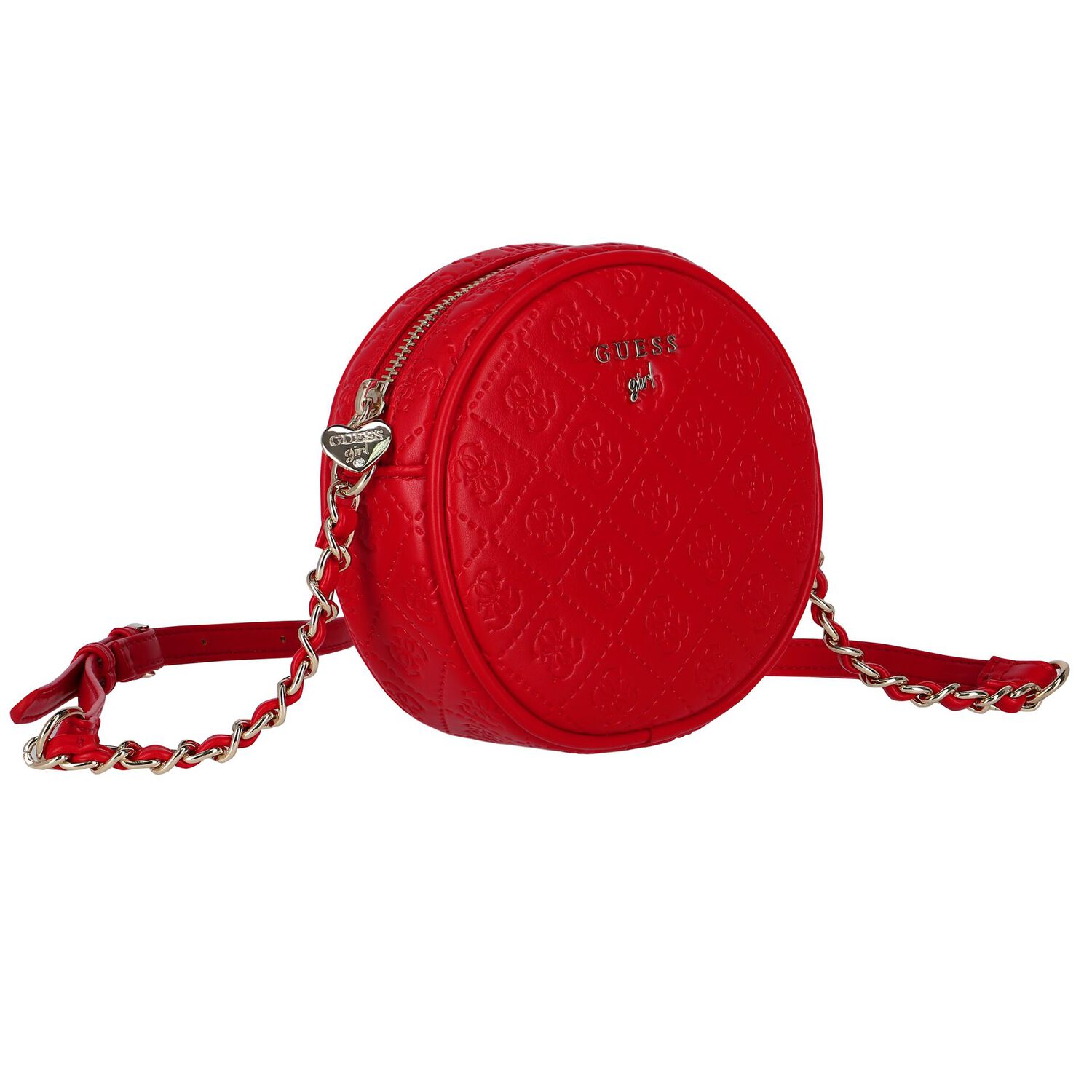 Girls Red Logo Shoulder Bag, 1, hi-res