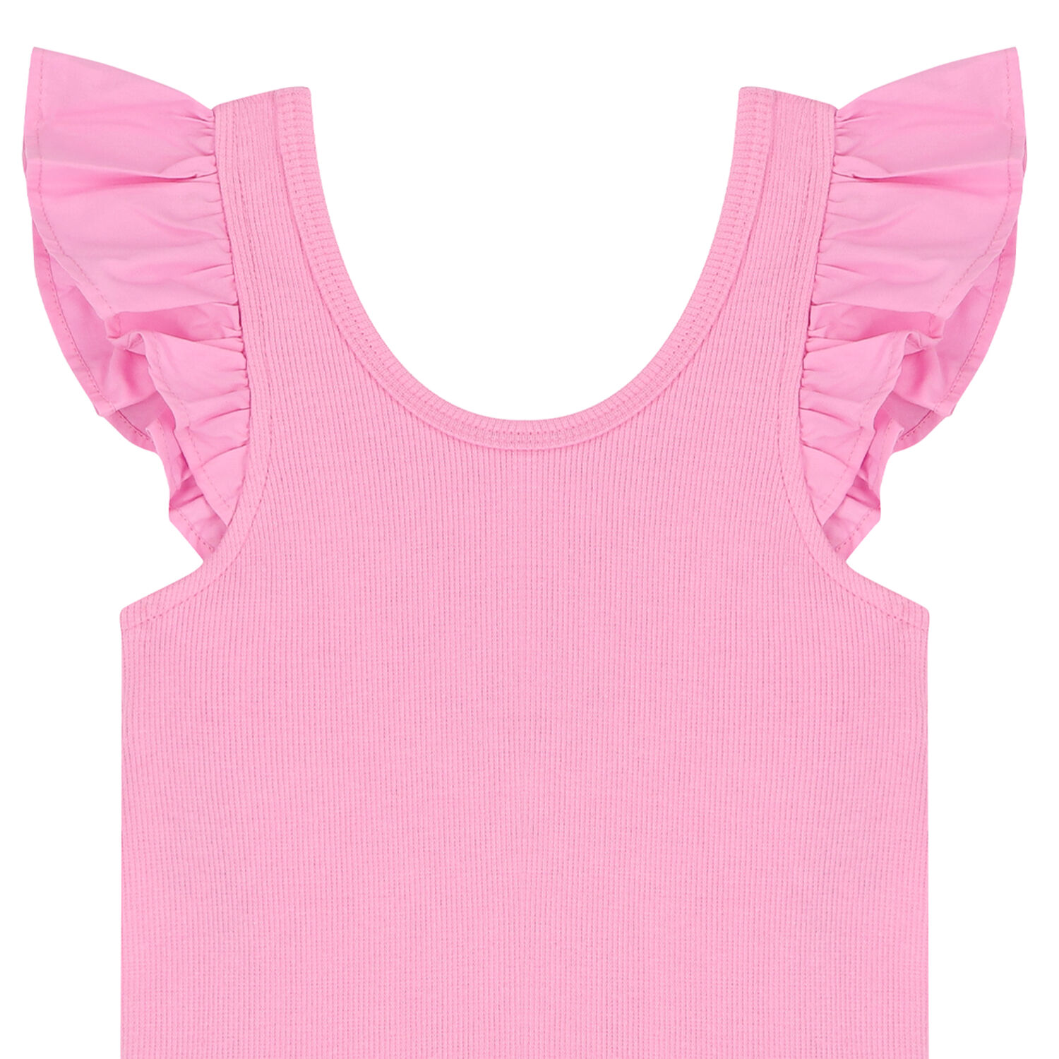 Girls Pink Ruffled Top, 1, hi-res image number null