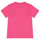 Girls Pink Logo T-Shirt, 2, hi-res