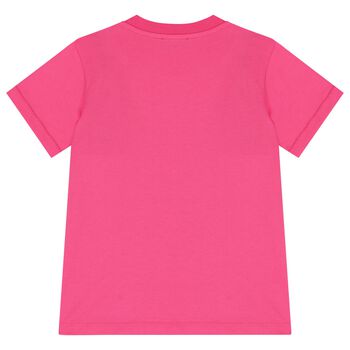 Girls Pink Logo T-Shirt