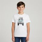 Boys White Logo T-Shirt, 2, hi-res