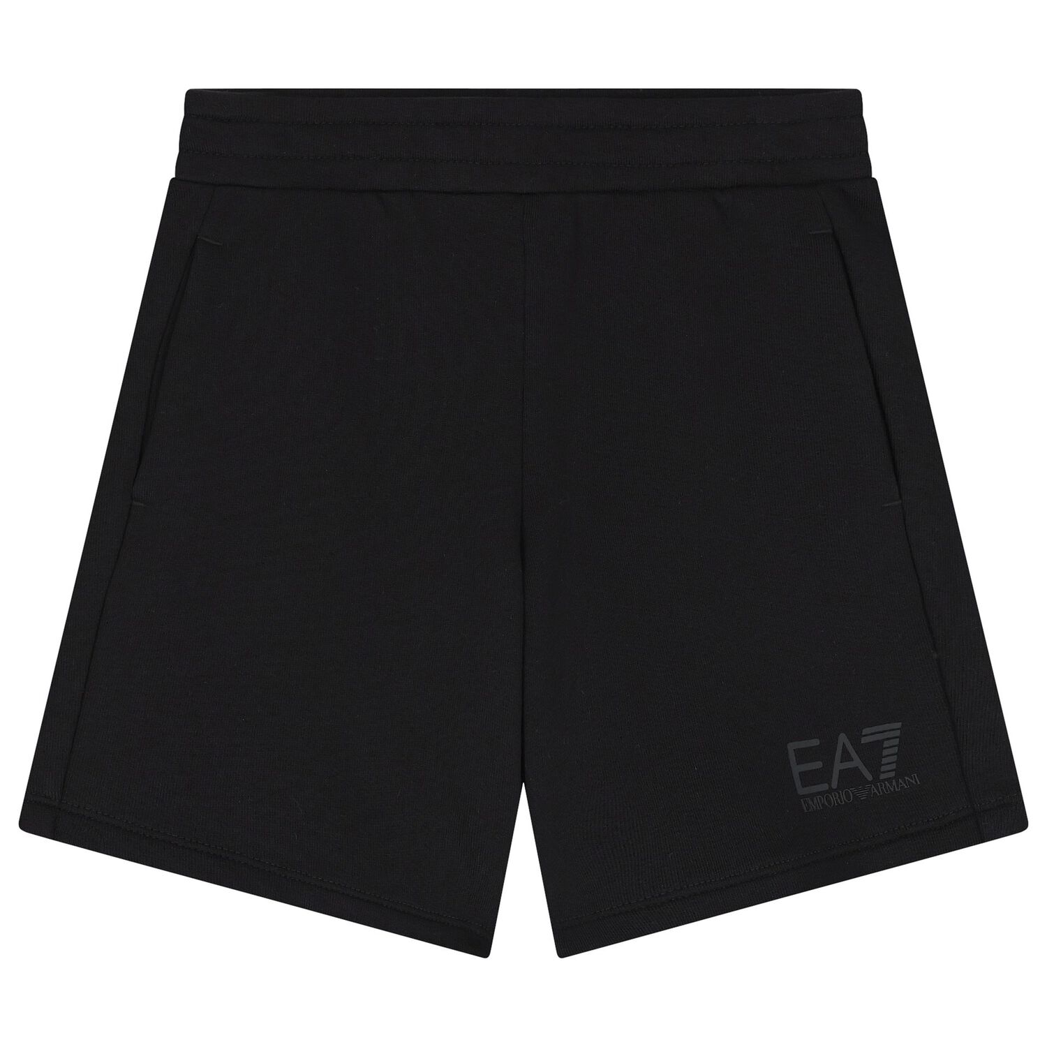 Boys White & Black Logo Shorts Set, 1, hi-res image number null