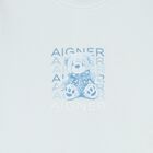 Baby Boys Blue Teddy Bear Logo Babygrow, 2, hi-res