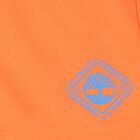 Boys Orange Logo Swim Shorts, 1, hi-res