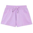 Girls Lilac Shorts, 7, hi-res