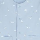 Baby Boys White & Blue Tracksuit Set ( 3 Piece ), 3, hi-res