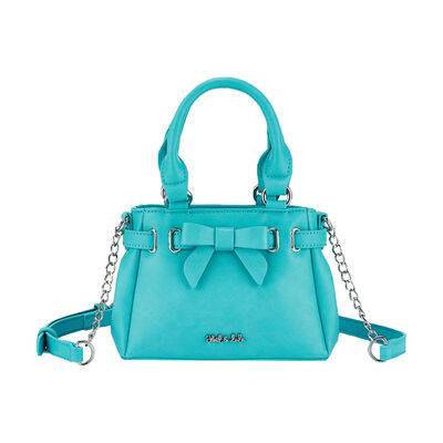 Girls Blue Bow Handbag