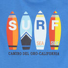 Boys Blue Surfing Board T-Shirt, 1, hi-res