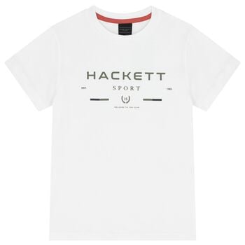 Boys White Logo T-Shirt