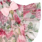Girls Pink Floral Tulle Dress, 6, hi-res