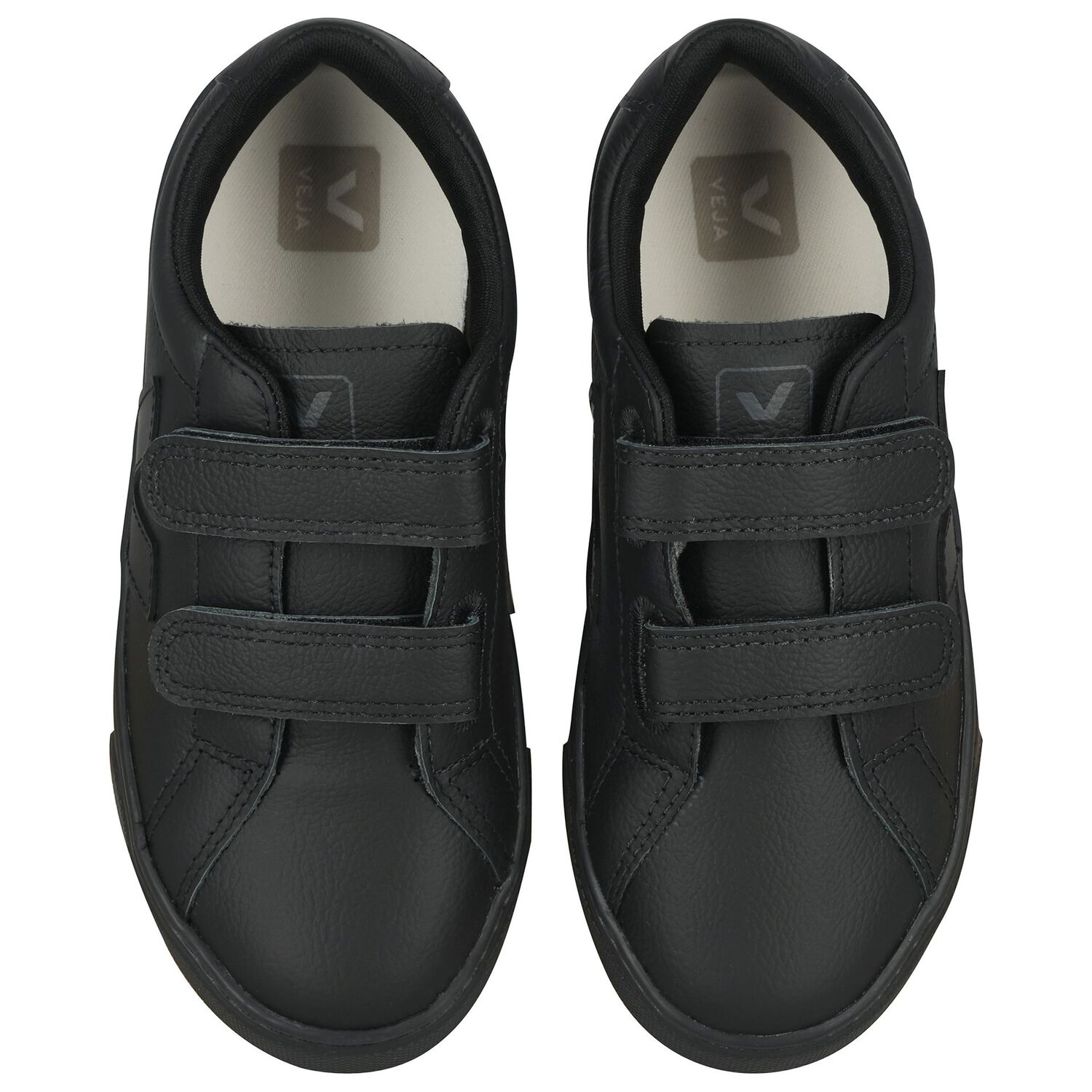 Boys Black Logo Leather Trainers, 1, hi-res
