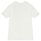 Girls Mini Me Ivory Logo Dress, 1, hi-res