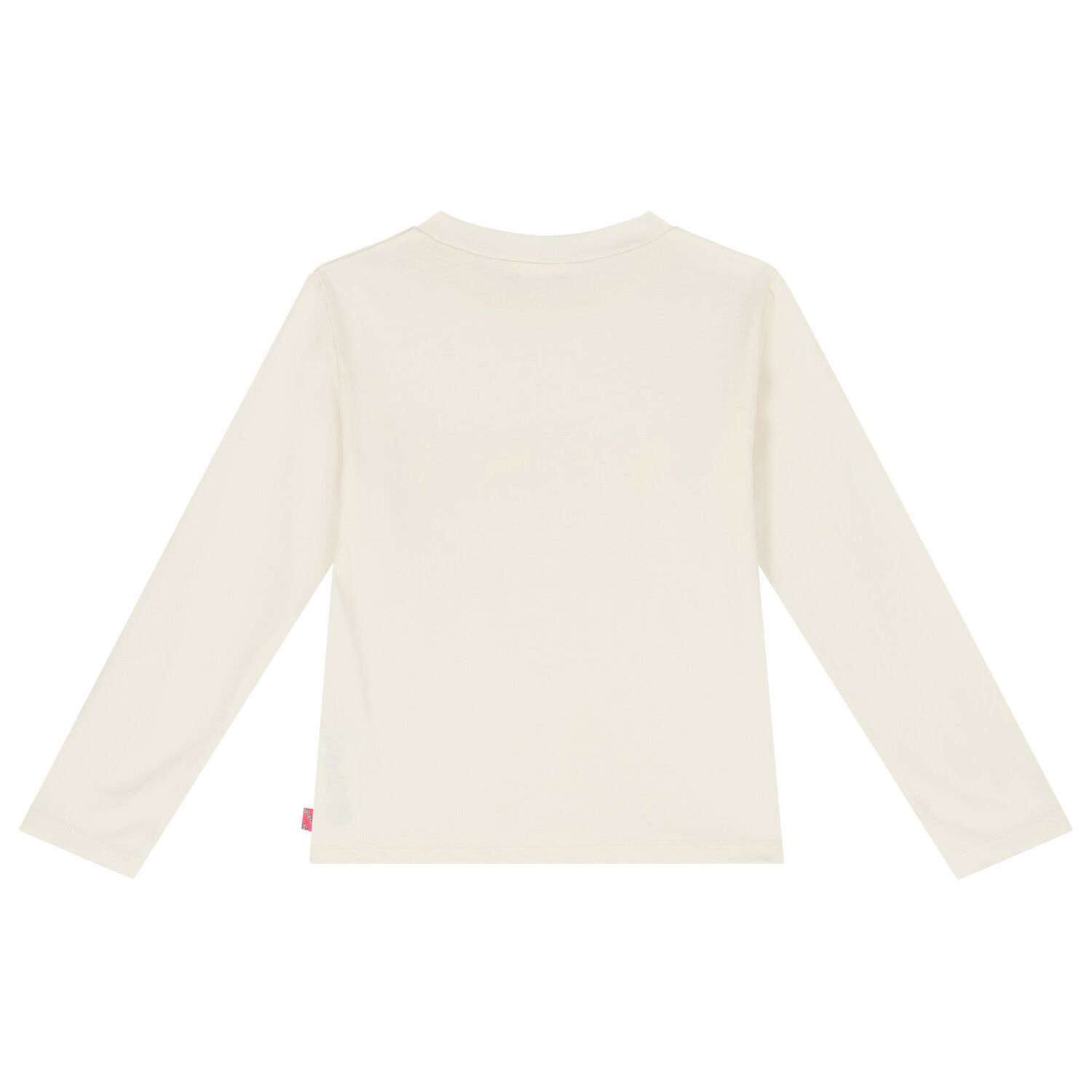 Girls Ivory Logo Long Sleeve Top, 2, hi-res image number null