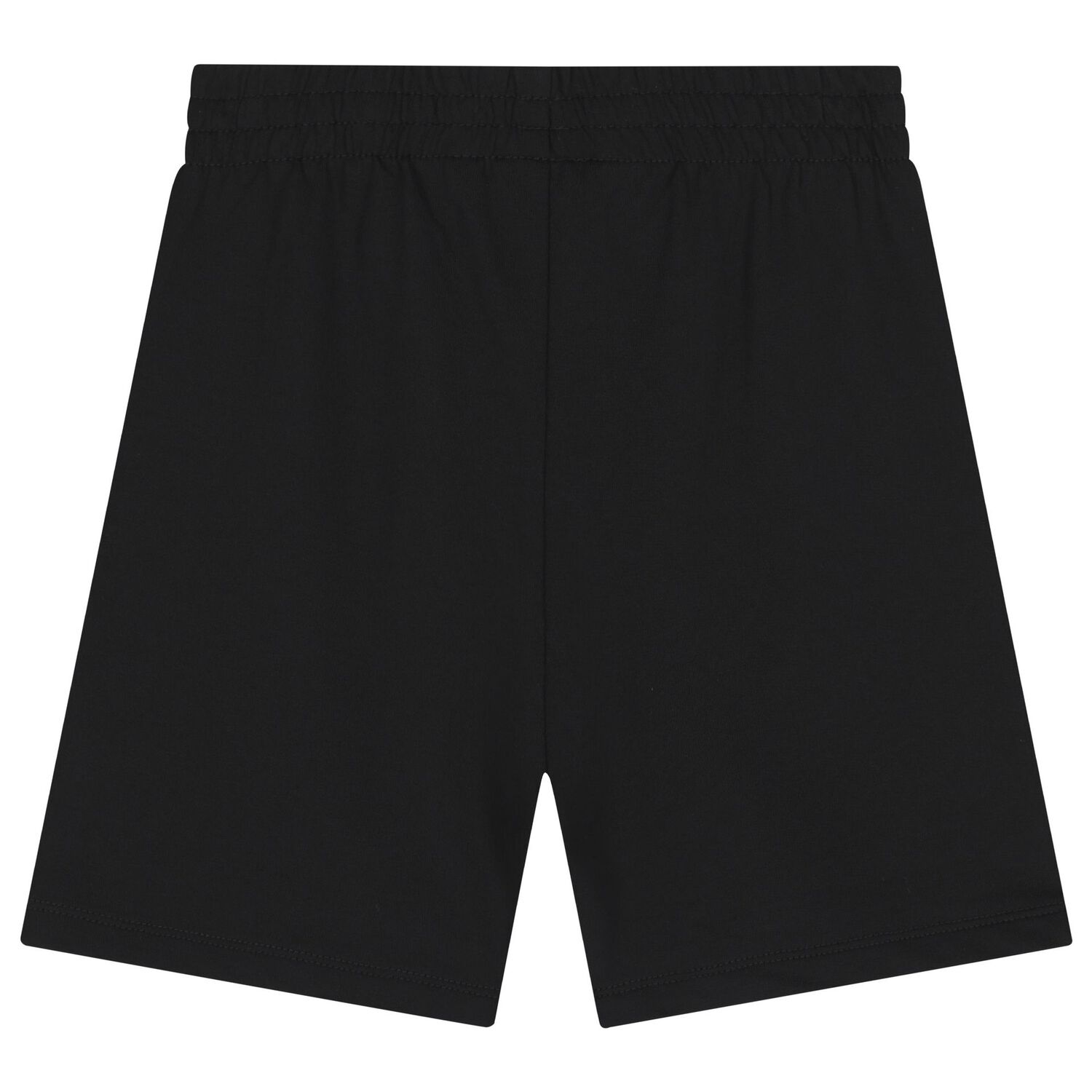 Boys Black Logo Shorts, 3, hi-res