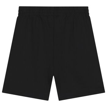 Boys Black Logo Shorts