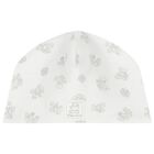 Baby Boys White & Grey Logo Hat, 1, hi-res