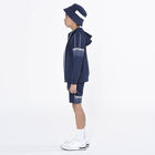 Boys Navy Logo Shorts Set, 1, hi-res