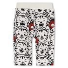 Younger Boys White Tiger Joggers, 1, hi-res