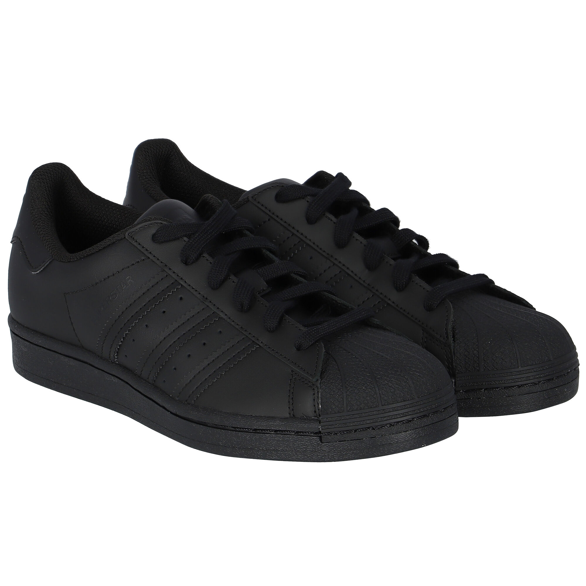 adidas Originals Black Superstar Trainers Junior Couture UK