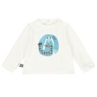 Baby Boys Ivory & Blue Trousers Set, 2, hi-res