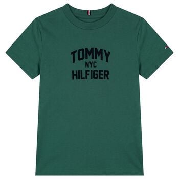 Boys Green Logo T-Shirt 
