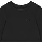 Girls Navy Blue Logo Dress, 1, hi-res