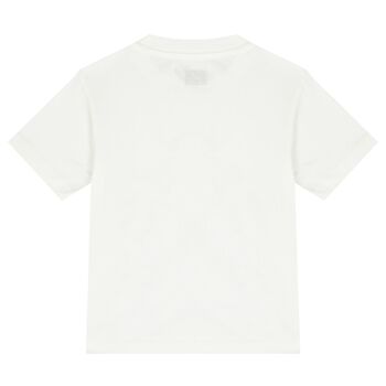 Boys White Logo T-Shirt