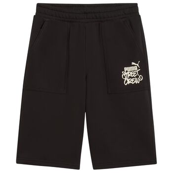 Boys Black Logo Shorts