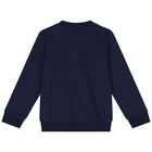Navy Blue Teddy Bear Logo Sweatshirt, 2, hi-res