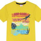 Boys Yellow Animals T-Shirt, 1, hi-res