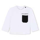 Younger Boys Black, Beige & White Logo Tracksuit Set, 1, hi-res